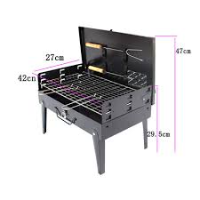BBQ PORTATIL CON UTENCILIOS