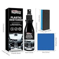 Spray de recubrimiento revitalizante de Plastico Ideal para vehiculos ¡Devuelve el brillo al instante! 100ml