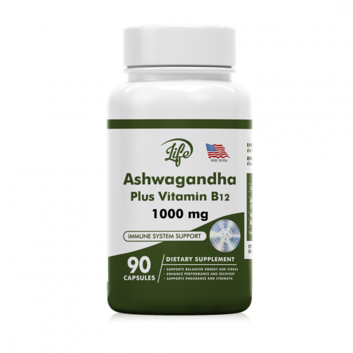 ASHAWAGANDA + B12 X 90 CAPSULAS
