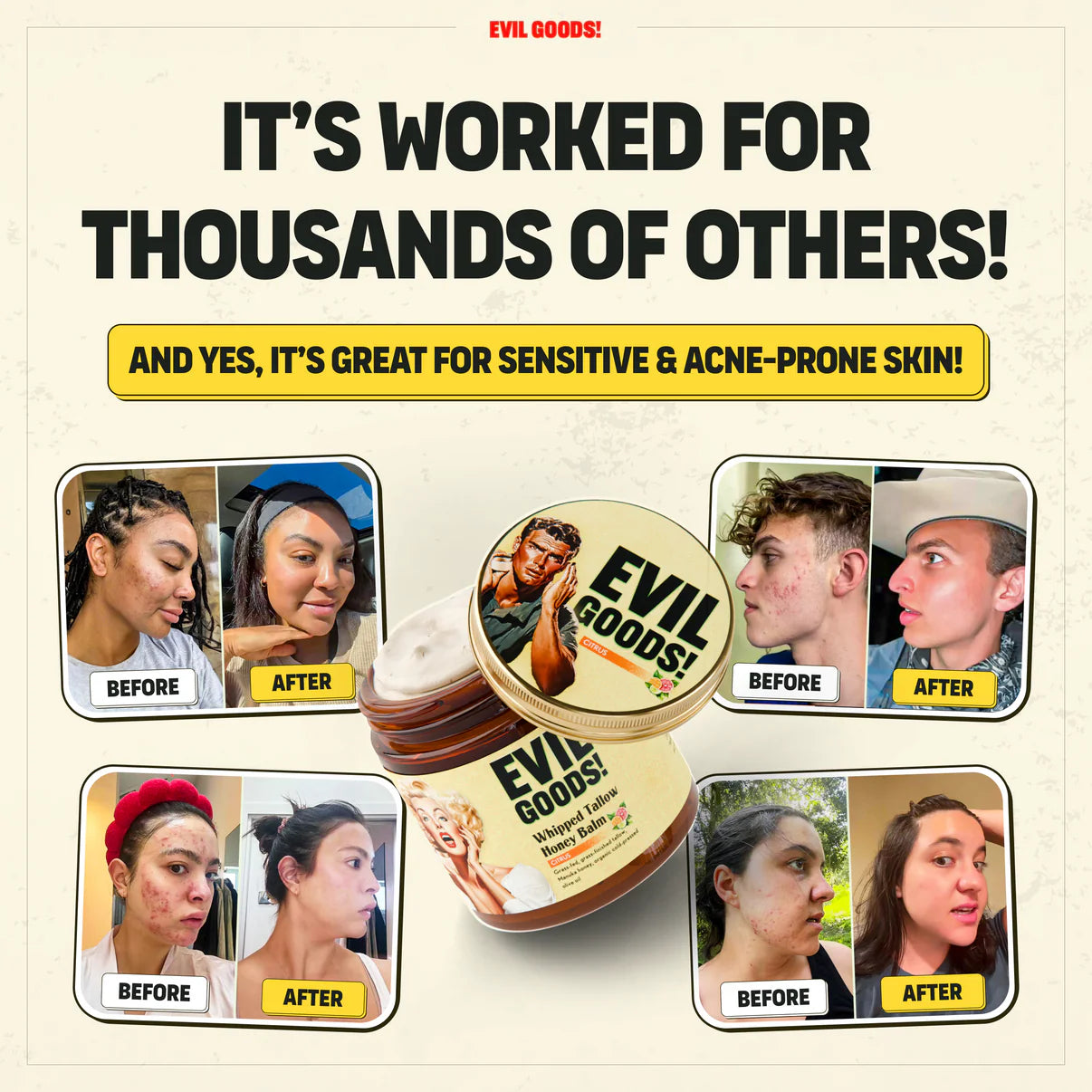 EVIL GOODS (Bálsamo Hidratante Natural con Miel de Manuka)