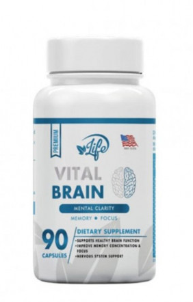 VITAL BRAIN (BODEGA E) ( Vitamina para el Cerebro, enfoque, concentración y memoria) x 90 capsulas