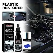 Spray de recubrimiento revitalizante de Plastico Ideal para vehiculos ¡Devuelve el brillo al instante! 100ml