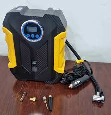 Bomba de aire portátil 12v con linterna LED digital MD