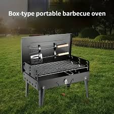 BBQ PORTATIL CON UTENCILIOS